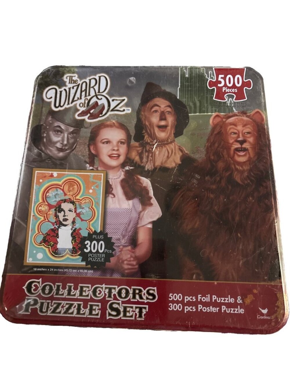 The Wizard of Oz 500 pc Foil Puzzle & 300 pc Poster Puzzle Jigsaw Puzzle READ